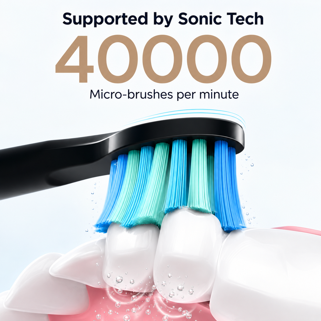 Fairywill Sonic Electric Toothbrush with Replacement Heads